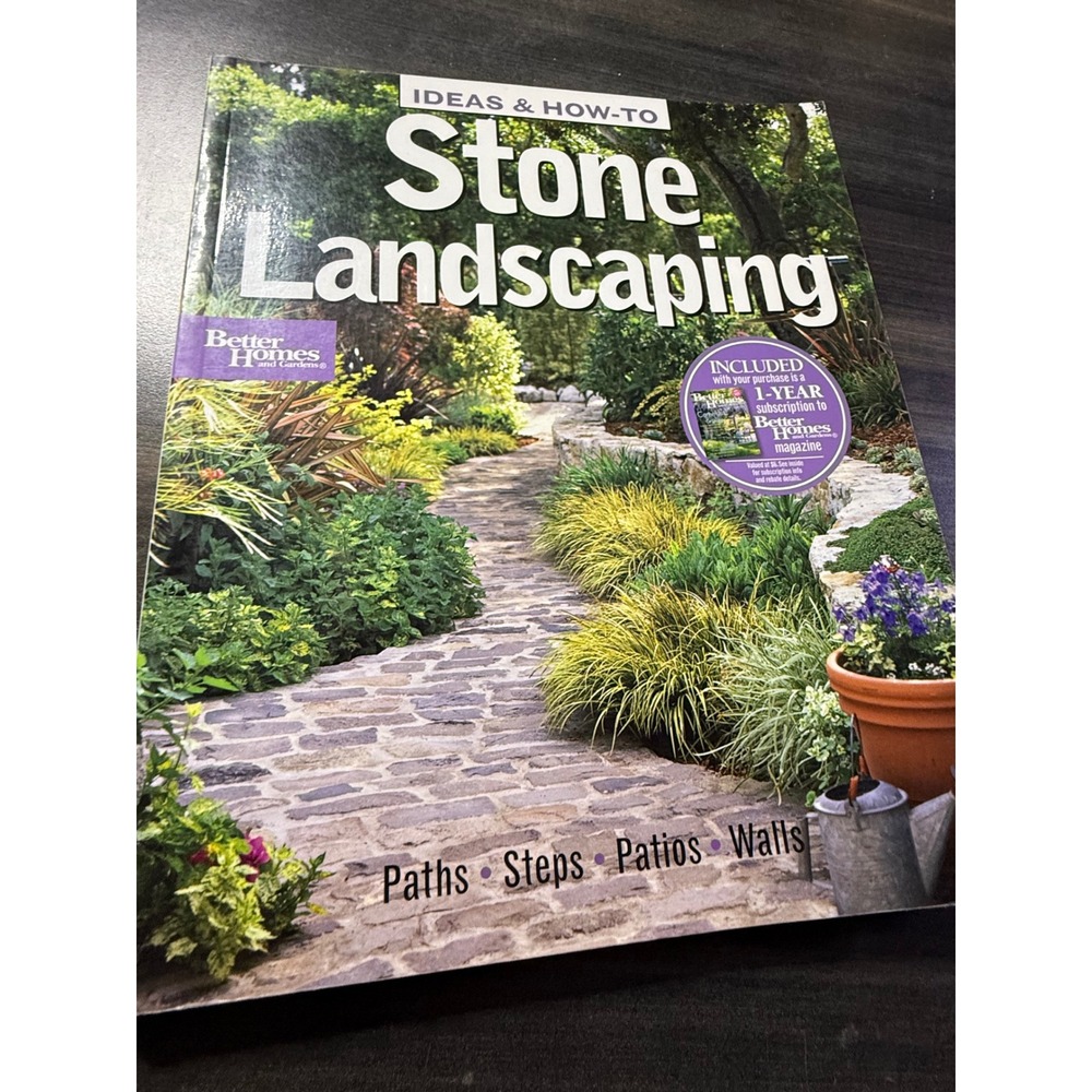 Better Homes and Gardens Stone Landscaping Ideas How-To Paths Steps Patios Walls